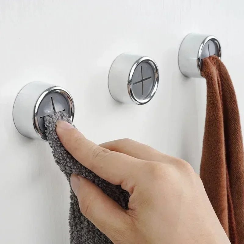 porte serviettes auto adhésifs moderne argenté gris crochets rangement serviettes chiffons cuisine organisateur minimaliste