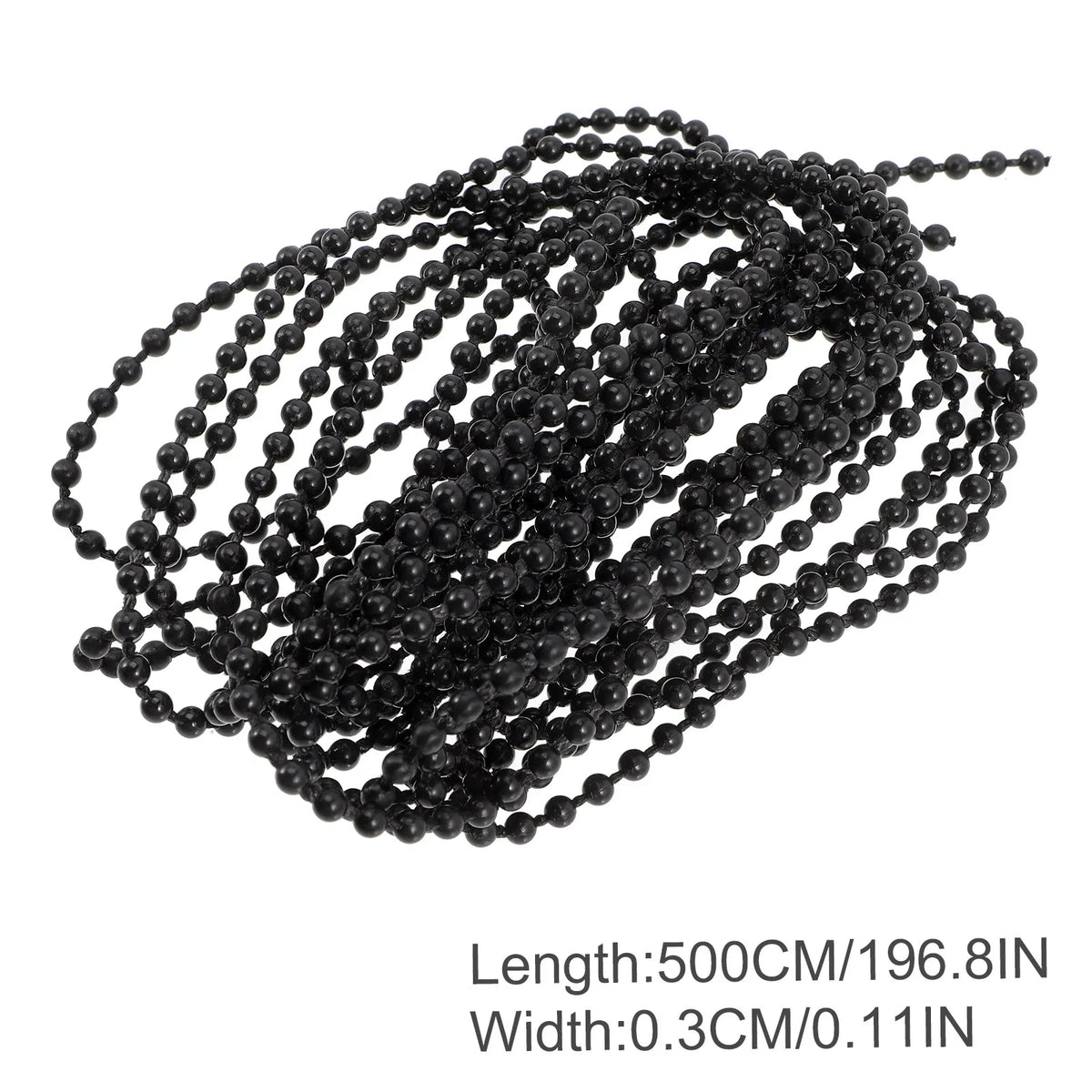 chaîne noires store enrouleur classique réglable 10m matériel plastique pince chaîne