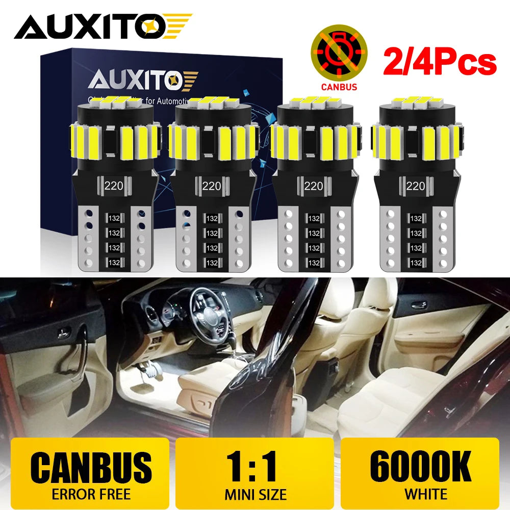 ampoules led blanc modernes plug and play 18pcs 4014 smd high brightness intérieur voiture