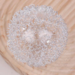 Abat jour Fil Aluminium Verre Boule Ouvrante Plafonnier Remplacement Éclairage Bureau Moderne Industriel