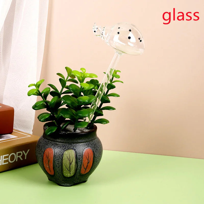 décorations plantes formes animales oiseau flamant sphères transparentes moderne vert orange rose bleuclair