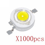 diodes led 1w 3w blanc chaud froid jaune vert bleu puce smd 3.2v 3.6v