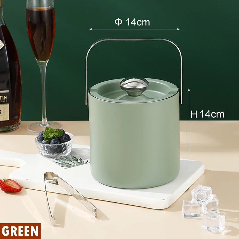 cuve glace argentée lisse moderne tongs refroidisseur vin boisson bière