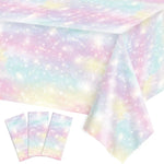 nappe scintillante ciel étoilé aquarelle enfantine mariage anniversaire noël festives pastel