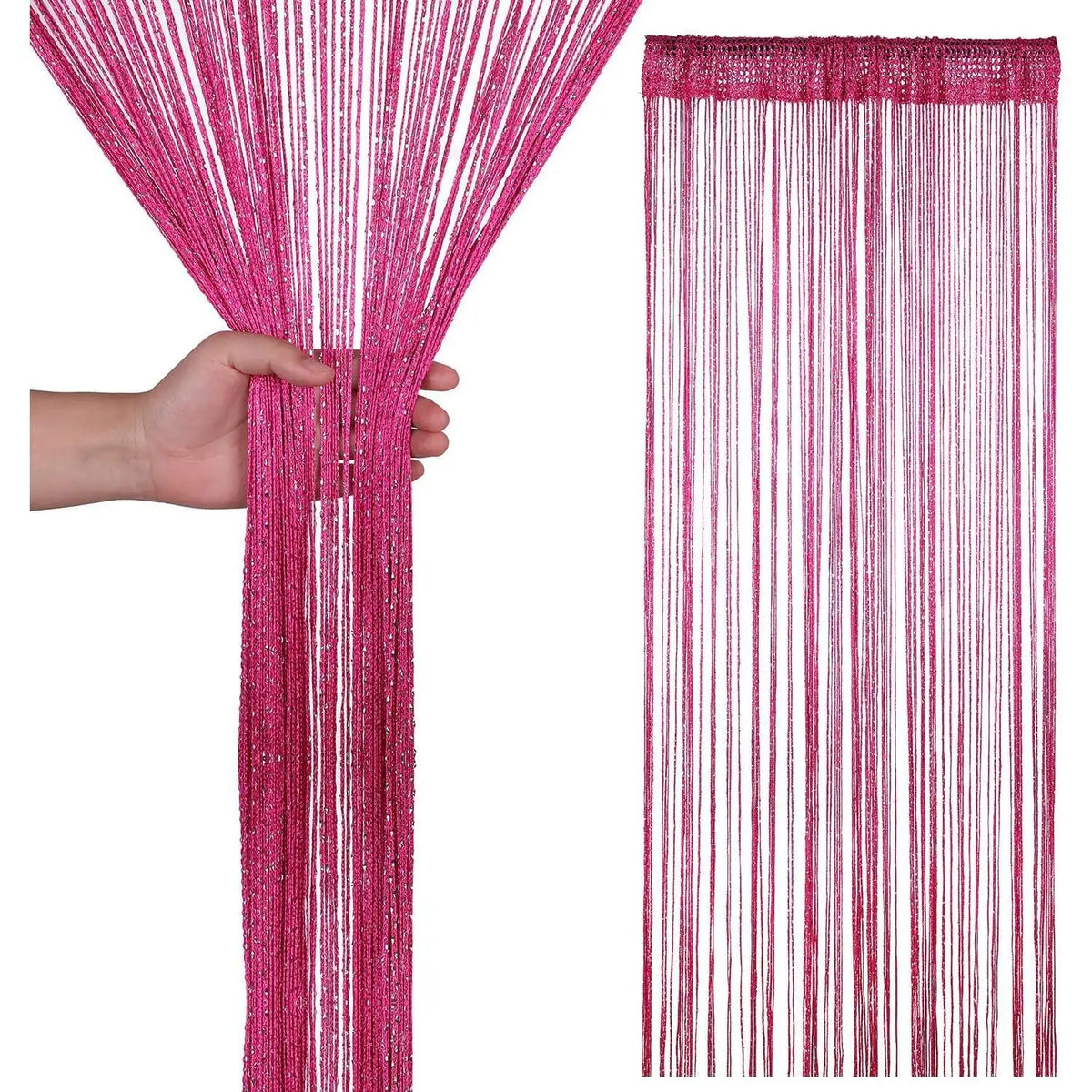 rideau blanc semi transparent moderne chainettes polyester 100x200cm chambre salon
