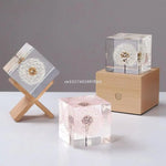 moules silicone savon distributeurs blocs cristal fleurs transparents modernes bricolage maison