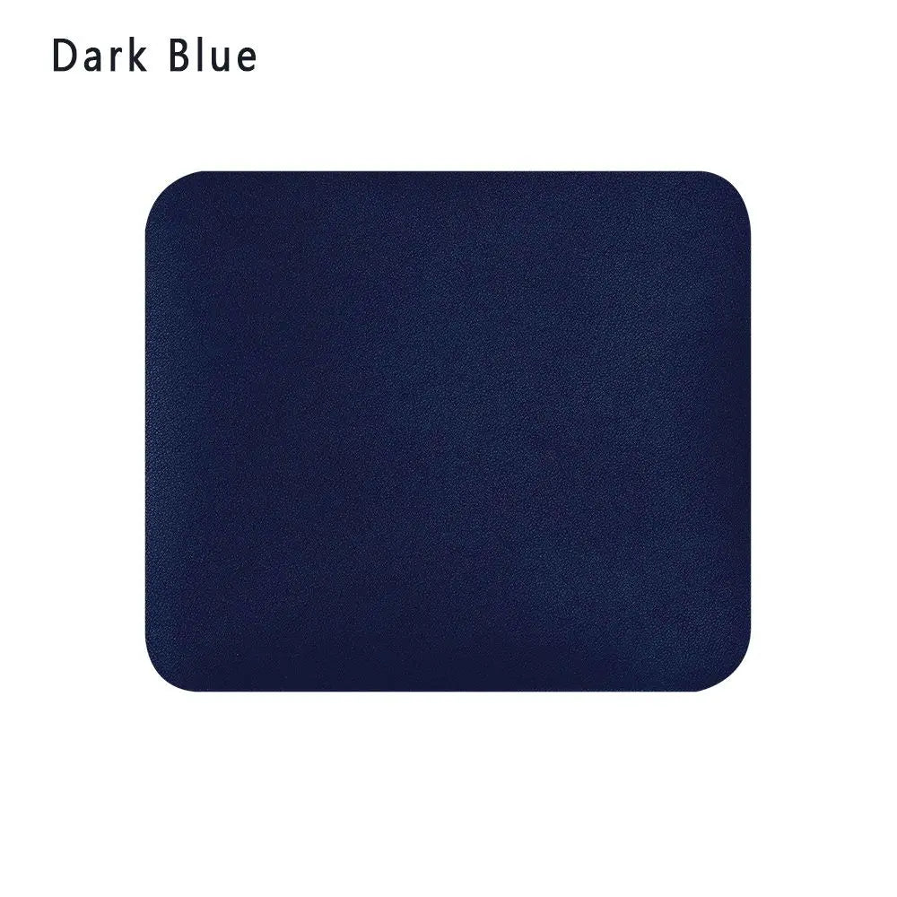 tapis souris antidérapant caoutchouc noir bleu vert gris moderne uni mat portable pc gaming