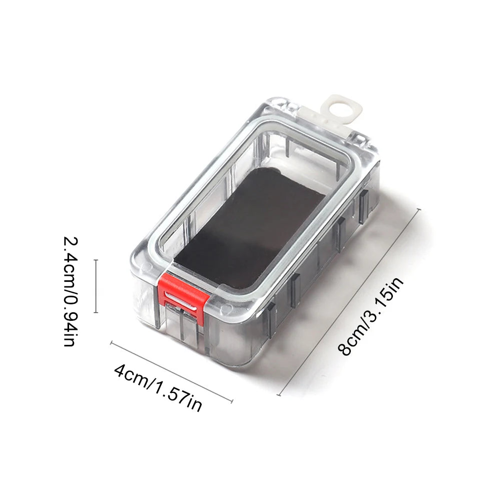 boîtes pêche transparentes accessoires carpe outils hameçons leurre pratique compactes boucle verrouillage paillettes crochets