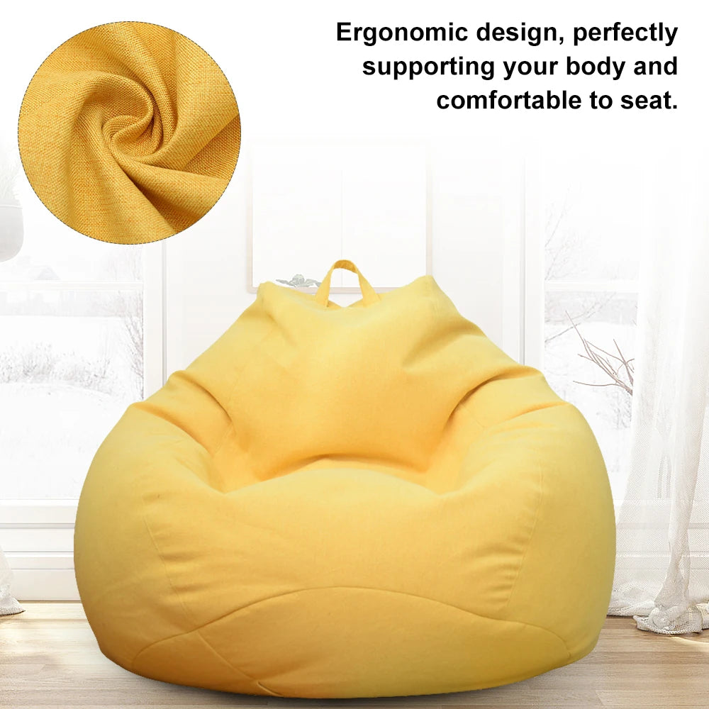coussin sol sans rembourrage tissu moderne bleu gris jaune violet marron 100x120cm zip sac