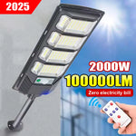 lampe solaire led extérieure motion sensor télécommande moderne étanche noir contemporain