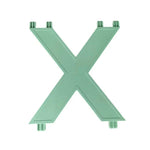 étagère pliante chaussures moderne minimaliste blanc vert orange rose gris croix plastique