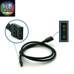 ruban led flexible magnétique noir multicolore 15leds 30leds ip20 ip65 ws2812b adressee