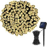 guirlande lumineuse solaire rondes blanc chaud multicolore blanc froid extérieur moderne festive noël