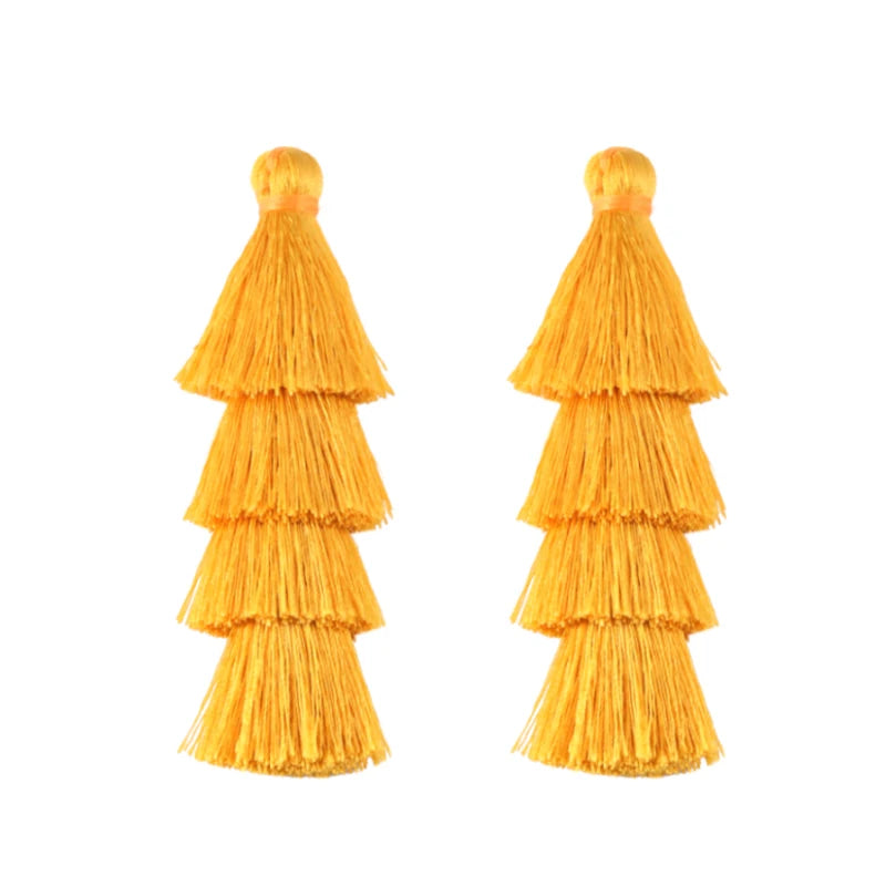 pompons franges polyester violet vert bleu rose boho chic décor maison rideau vêtement