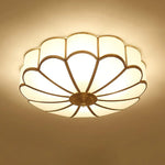 plafonnier led moderne cuivre blanc doré ressort coquillage lumières 90 260v e27