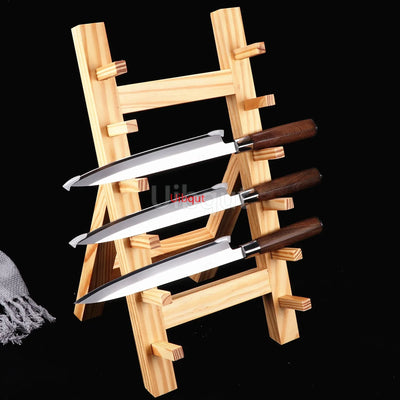 Porte-couteau en bois japonais pour chef sushi
