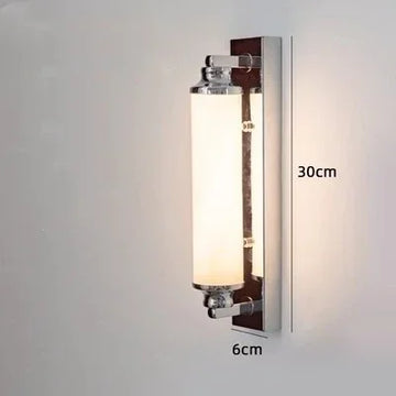 lampe murale moderne argentée rectangulaire lisse blanc chambre salon