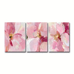 toile d'art abstraite fleurs rose moderne chambre salon decoration maison 30x40cm 50x70cm
