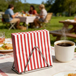 serviettes papier rayures rouges festives dimensions 33x13cm classique usage maison restaurantpaquelettes 20 40 60