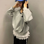 Mini jupe dentelle blanche vintage plissée taille moyenne printemps été