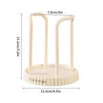 support tasses noir rayures moderne tasses papier rangement salon vertical