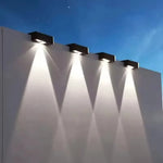 lumières solaires spots clips panneaux solaires noir bleu moderne extérieures autonomes led