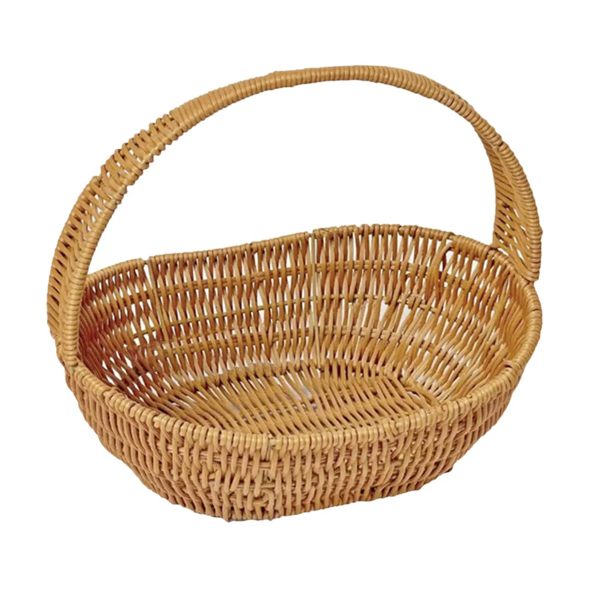 panier rangement tressé main imperméable utilisation multiple poissons fruits traditionnel picnique plage shopping randonnée