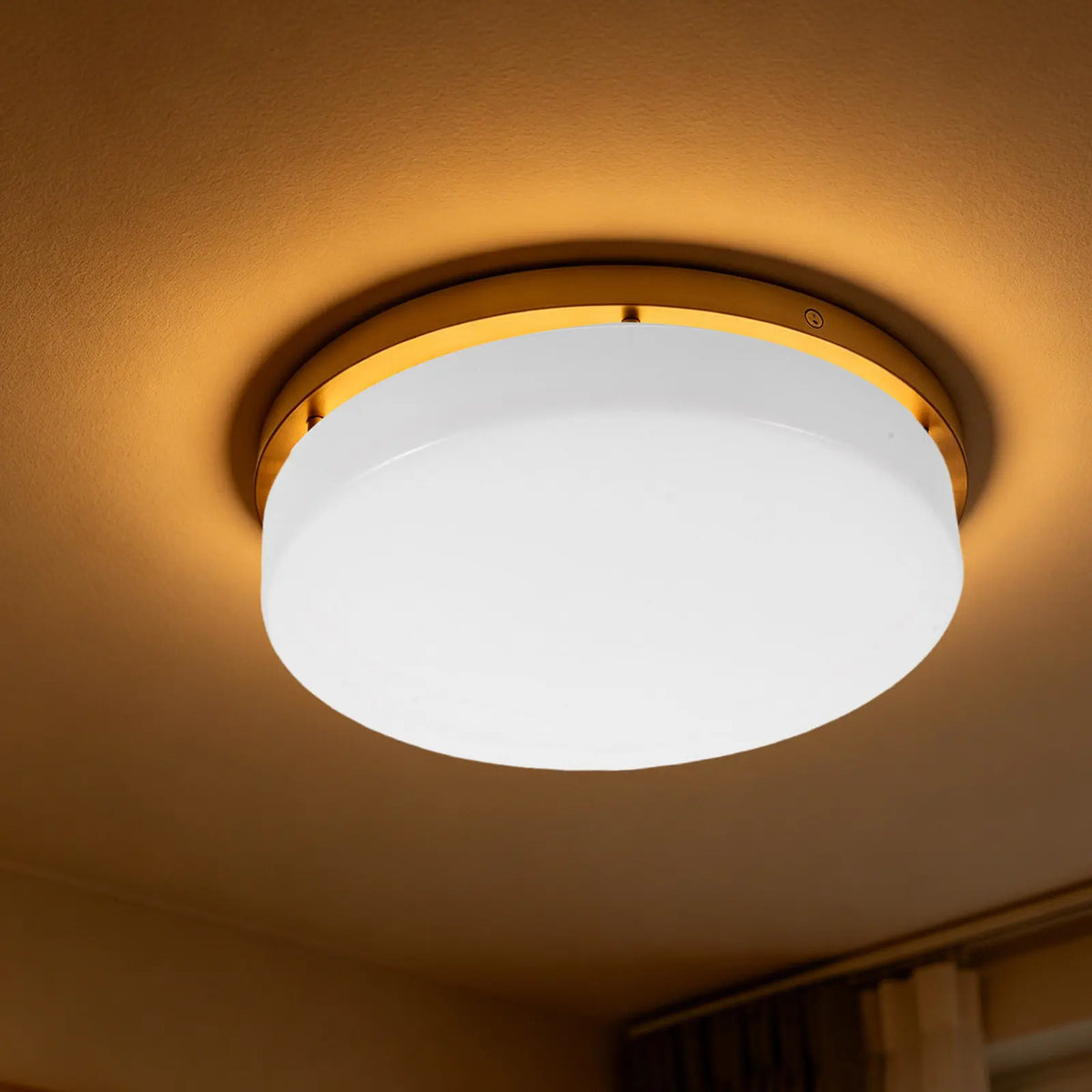 plafonnier led blanc moderne opaque 14.2cm 15cm remplacement lampe lumière douce uniforme