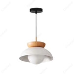 lustre moderne minimaliste suspension blanc noir éclairage salon restaurant chambre