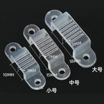 clips fixation ruban led transparent 10mm 15mm 18mm 5050 5630 3528 v1v12v20v