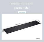 étagère murale aluminium blanc noir moderne minimaliste vis bouchons protection 30cm 40cm 50cm