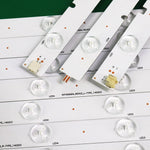 bande lumineuse led blanc moderne adhésive 40 pouces 12 leds 806mm translucent