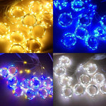 guirlande lumineuse solaire 3m 300leds blanc chaud moderne sans fixation pvc ip65 led