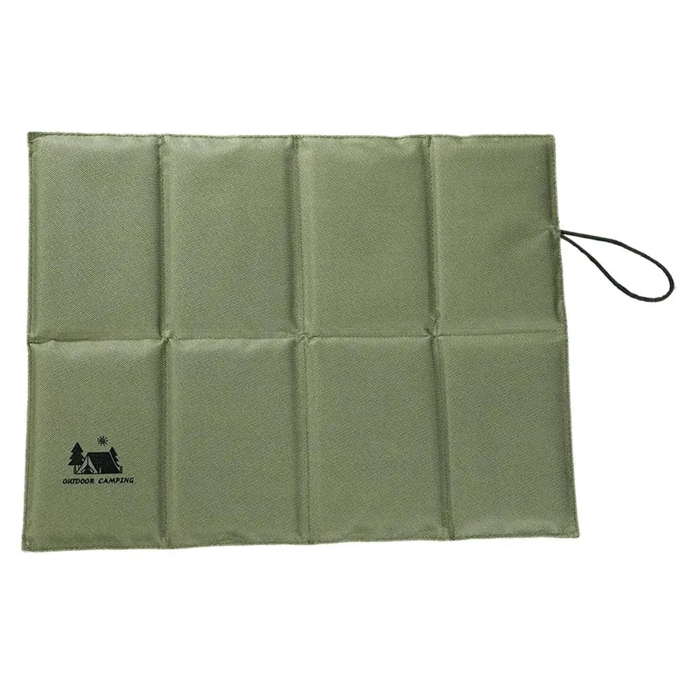 tapis pliable extérieur camping noir vert olive texturé portable fonctionnelOutdoor