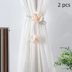 rubans fleurs tulipe couleur rose beige jaune vert clair décoratifs ajustables intérieurextérieur