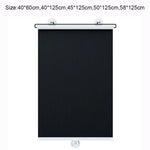 store enroulement noir moderne double ventouse 40x60cm 40x125cm 45x125cm 50x125cm 58x125cm