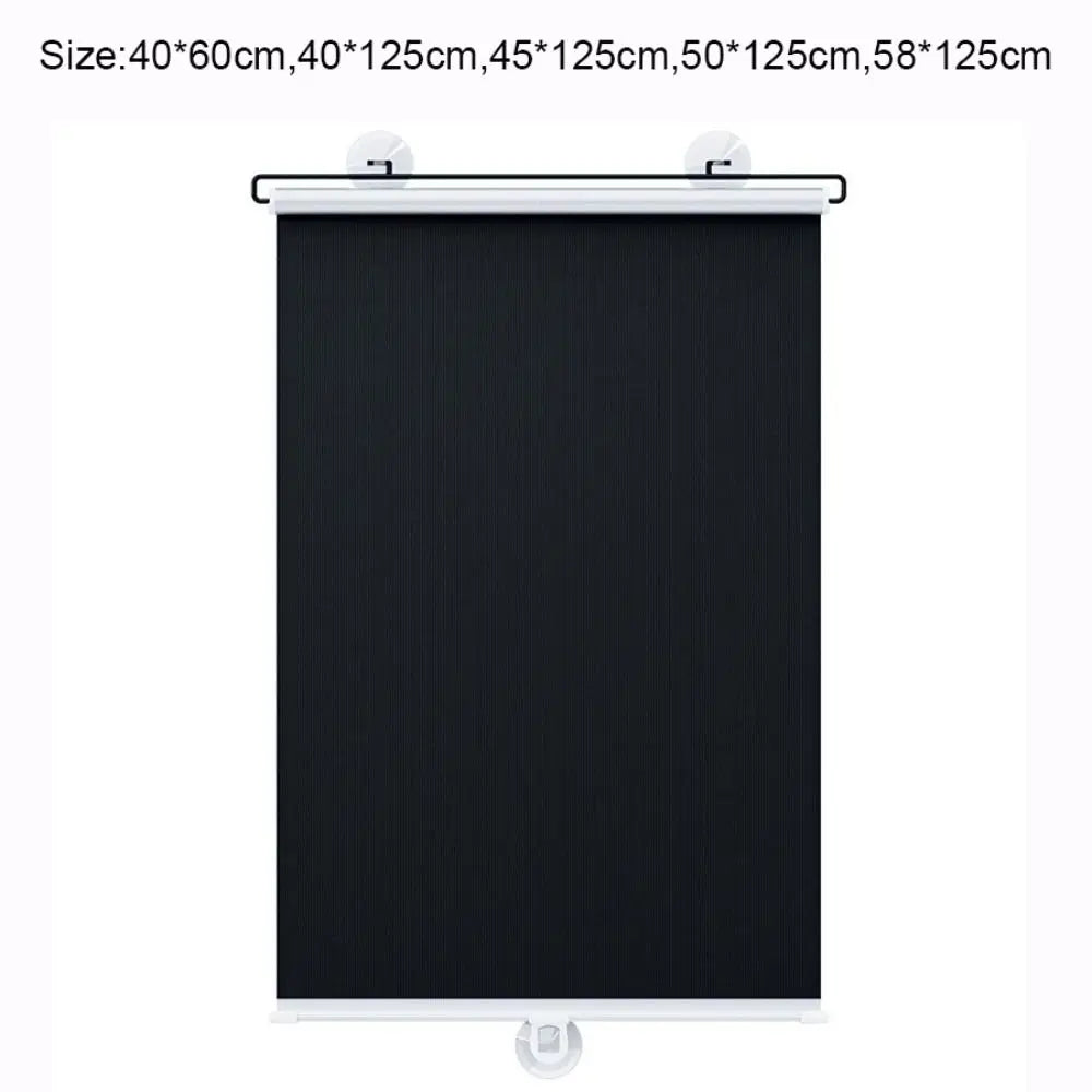 store enroulement noir moderne double ventouse 40x60cm 40x125cm 45x125cm 50x125cm 58x125cm