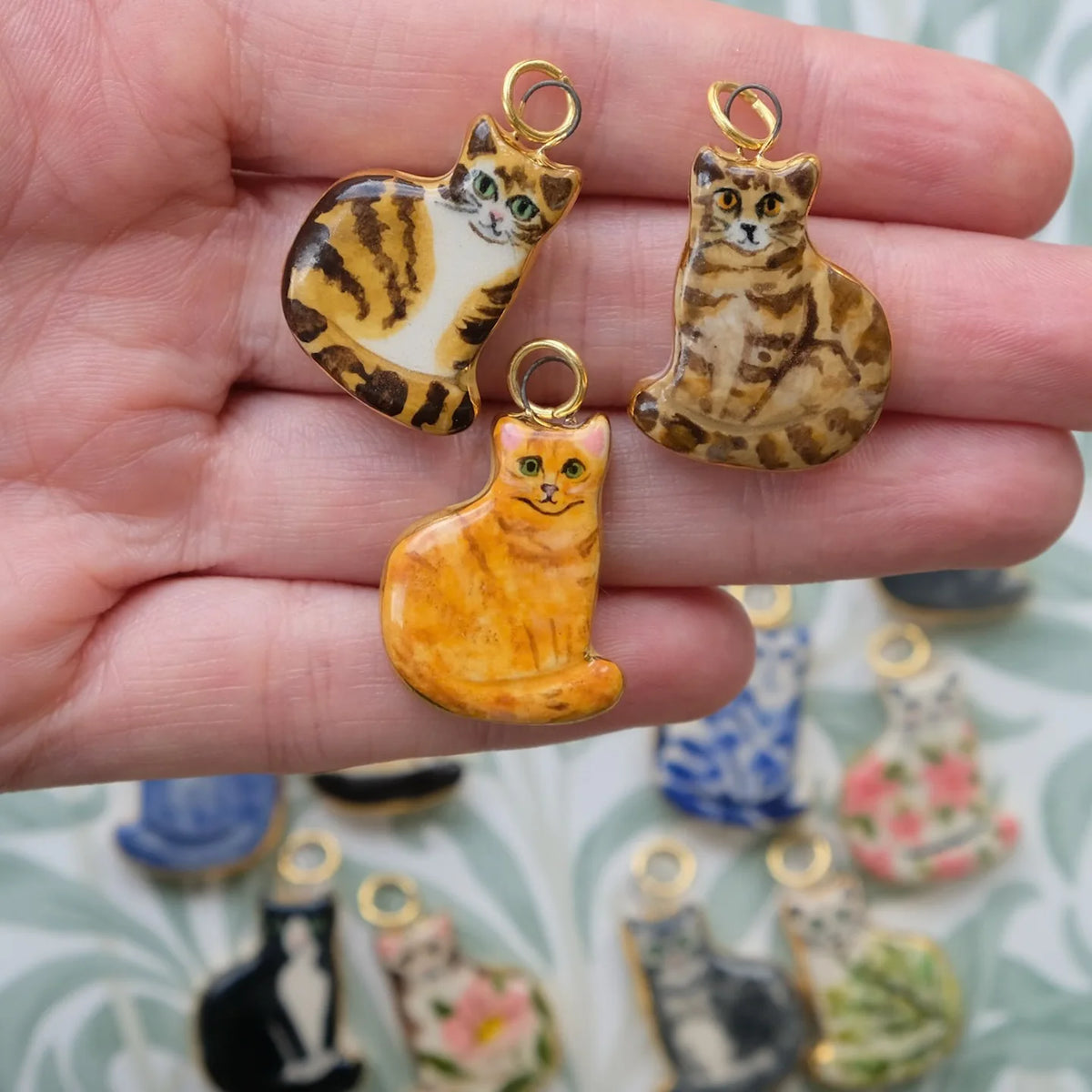 collier femme pendentif chat dessin animé bijou fantaisie chaîne métal doré art délicat