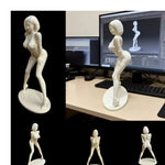 statue blanche goddess manga moderne figurine 3d print otaku décoration chambre salon original beauty