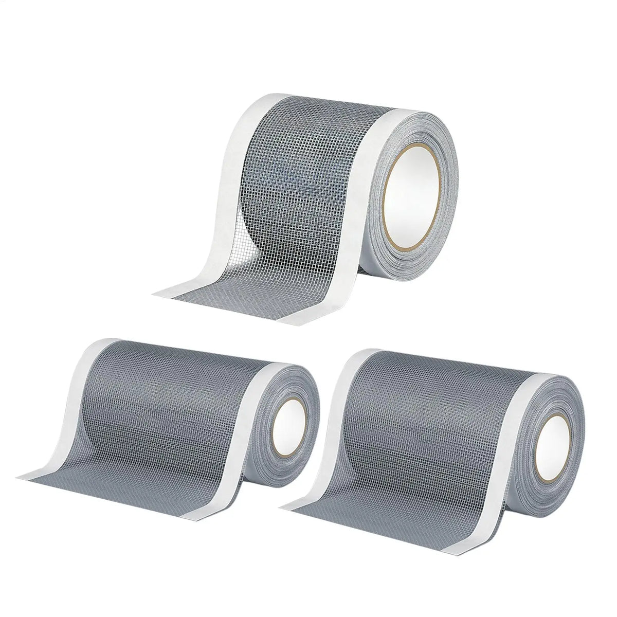 ruban adhésif auto collant réparation moustiquaire patch trous porte fenêtre gris blanc semi transparent