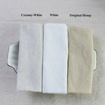 serviettes table coton polyester 30x45cm classique vert olive rouge blanc gris clair texture lin