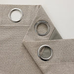 rideau extérieur imperméable blackout beige gris patio moderne texturé polyester