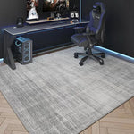 tapis gris moderne doux rectangulaire salon chambre maison décoration intérieure intérieur épuré
