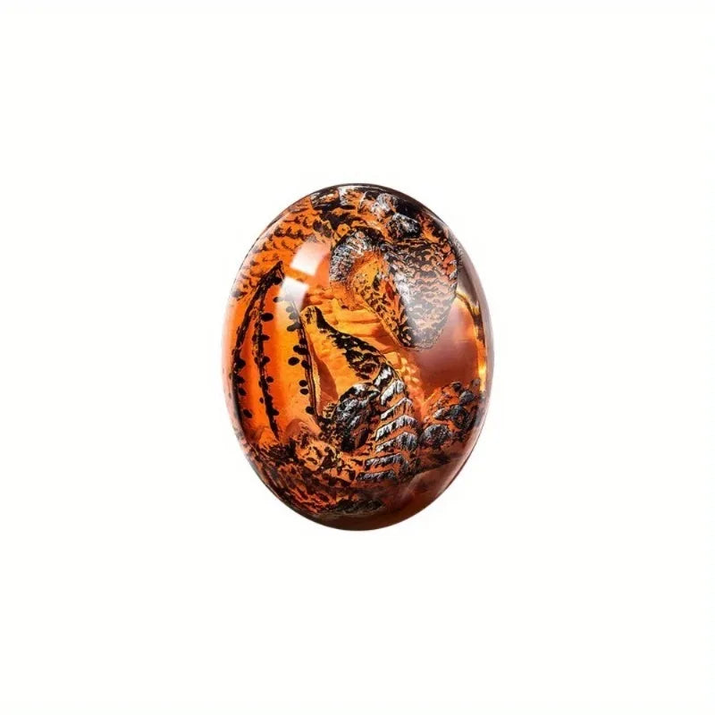 œufs dragon vert orange bleu violet réaliste écailles détails fins décor maison cadeau fantastique