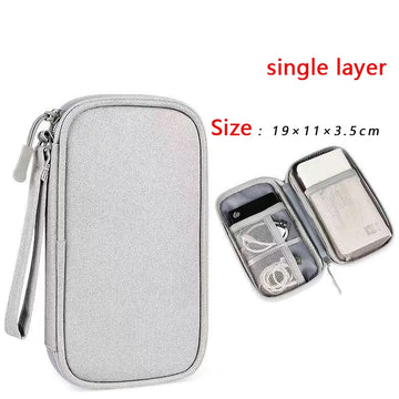 sac main rose pratique toile épaisse réutilisable moderne respectueux environnement chargeur câble usb adaptateur