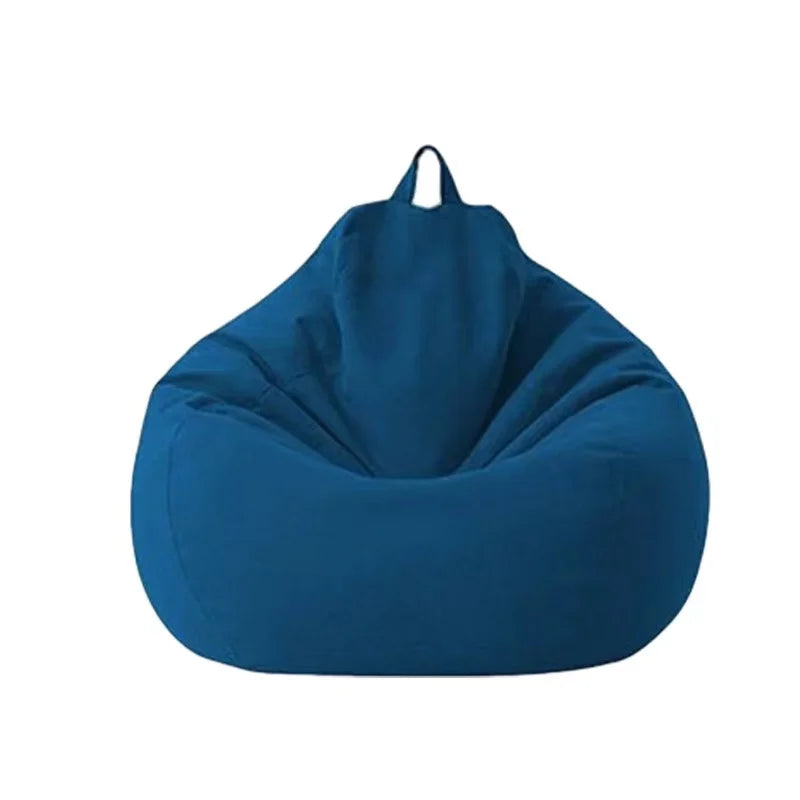 coussin sol moderne confortable bleu marine gris rouge uni lavable machine poignée fermeture glissière