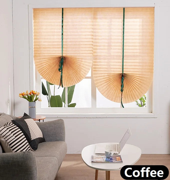 rideau plissé moderne opacité bleu clair beige noir pliable fenêtre française
