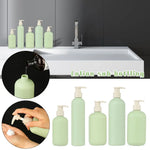 flacon lotion vert clair moderne pompe 200ml 250ml 300ml 400ml 500ml