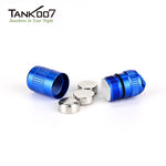 lampe torche bleue rose noire piles bouton 3w ipx7 étanche anti chute