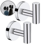 porte serviettes mural acier inoxydable chrome moderne lisse fixé murale sans logo